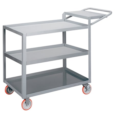 Little Giant Order Picking Stock Cart, 3 Shelves, 1200 lb 3LGL1832WSBRK